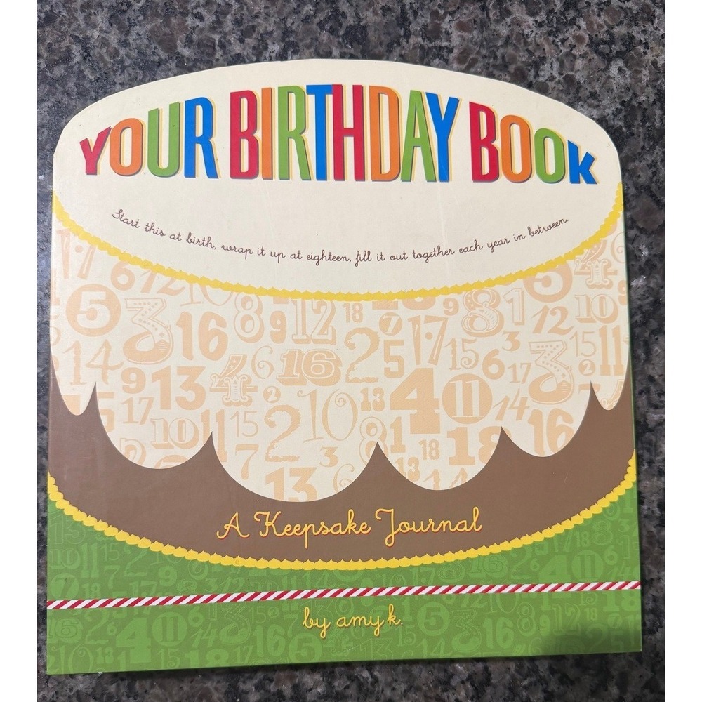 Your Birthday Book A Keepsake‎ Journal Amy Krouse Rosenthal Potter Style Green